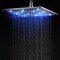 Alfi Brand Brushed Nickel 12" Square Multi Color LED Rain Shower Head LED12S-BN - alternate 5